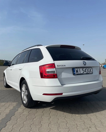 Skoda Octavia cena 49900 przebieg: 160000, rok produkcji 2017 z Zamość małe 137